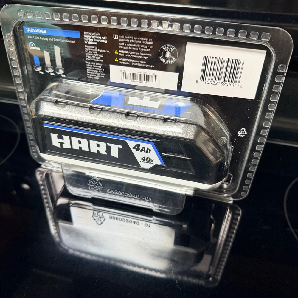 HART 40V 4Ah Lithium-Ion Battery Pack - Black & Blue - Picture 2 of 6